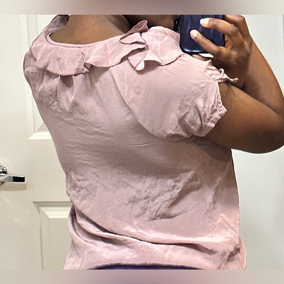 EUC 100%SILK Blouse 👚 - Picture 2 of 10